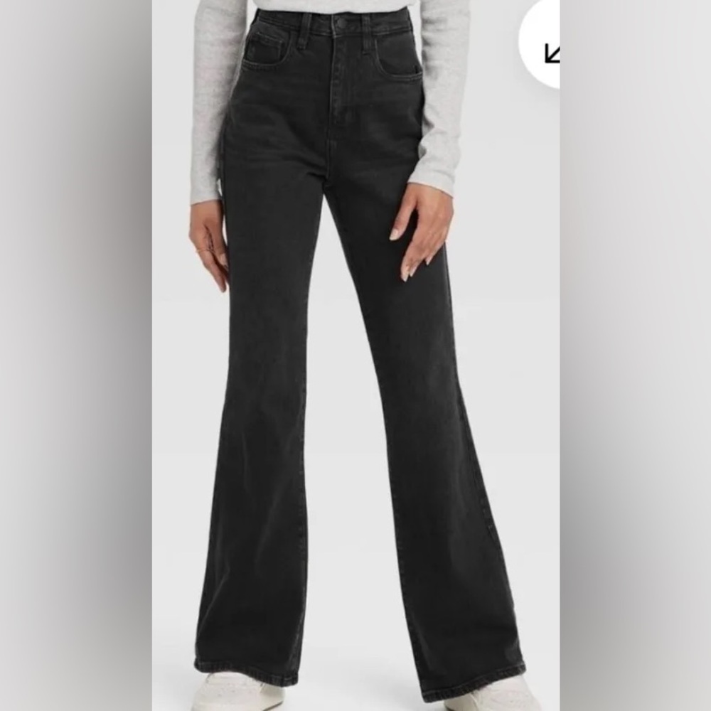 Universal Thread Black High Rise Flare Jeans
